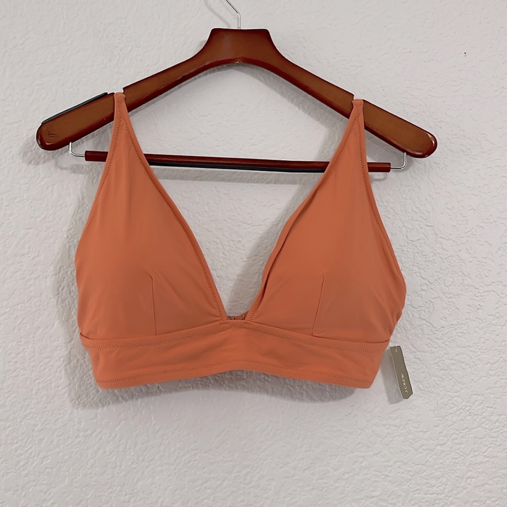 J Crew Plunge Bikini Swim Top